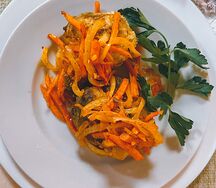 Хек под маринадом