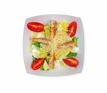 Салат Цезарь с курицей