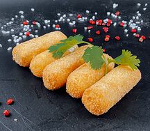 Жареный сыр с пепперони