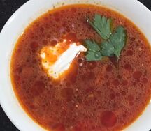 Борщ красный