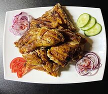 Курица на углях