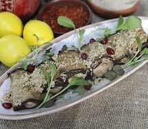 Рулетики с грецким орехом