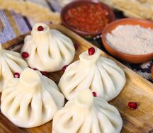 Хинкали отварные с сыром