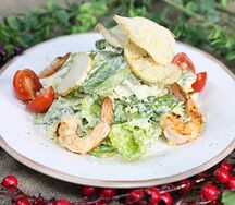 Цезарь с креветками