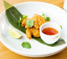 Креветки Панко со сладким чили