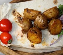 Картофель на мангале