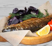 Форель на мангале