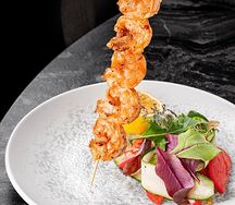 Креветки на углях 