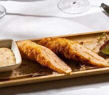 Фирменный люля-кебаб из креветки