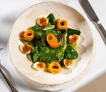 Салат с семгой слабосоленой