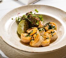 Креветки в сливочном соусе