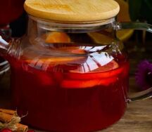 Клюквенный чай