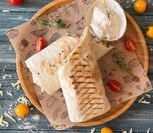 Шаверма с рубленой говядиной