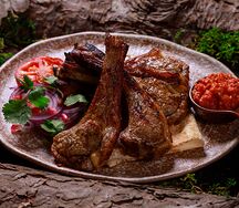 Шашлык из баранины на кости