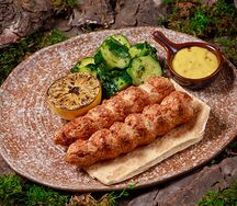 Люля-кебаб из краба и креветки