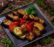 Грибы на мангале