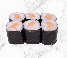 Мини-ролл с лососем холодного копчения