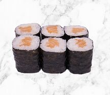 Мини-ролл с лососем