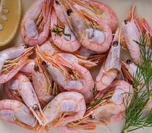 Креветки отварные