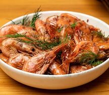 Креветки в соево-чесночном соусе