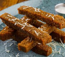 Гренки чесночные