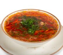 Борщ с мясом