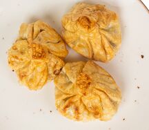 Хинкали с телятиной жареные