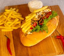 Багет со свининой