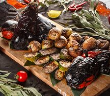 Шампиньоны на углях