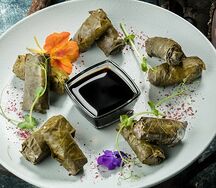 Долма с форелью и гранатом