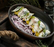 Сельдь с картофелем