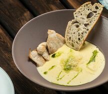 Крем-суп из картофеля и индейки