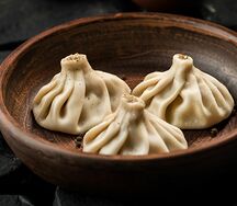 Хинкали с бараниной