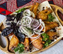 Шашлык из куриных крылышек