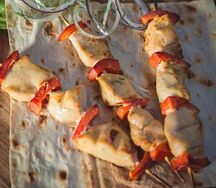 Куриное филе на шпажке