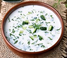 Окрошка на кефире