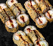 Сет жареных роллов