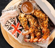 Креветки в кляре