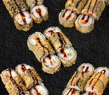 Большой сет Жареных роллов