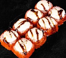 Ролл запеченная Калифорния с лососем