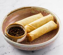 Спринг-роллы со свининой и креветками