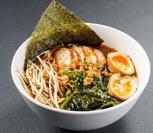 Мисо-рамен с курицей