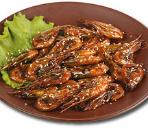 Креветки гриль в соевом соусе со специями