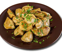 Пельмени жареные домашние