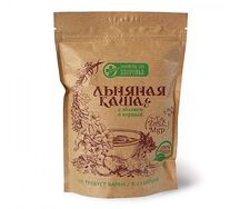 Каша льняная с яблоком и корицей Лакомства для здоровья