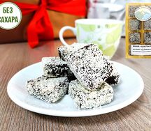 Полезные конфеты без сахара Вишня и лепестки роз