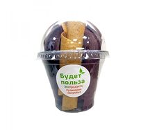 Пастила натуральная ассорти Будет польза в пластиковом стакане