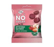 Фруктовые пастилки Say No Sugar яблоко-клубника