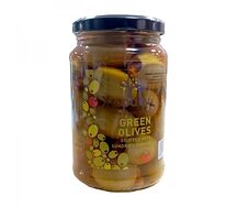 Оливки греческие, фаршированные вяленым томатом