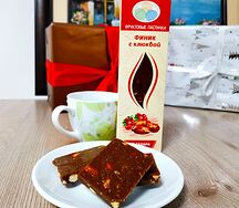 Фруктовые пастилки без сахара финик с клюквой